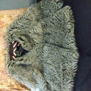 A Authentic Rickie The Raccoon Faux Collarless jacket